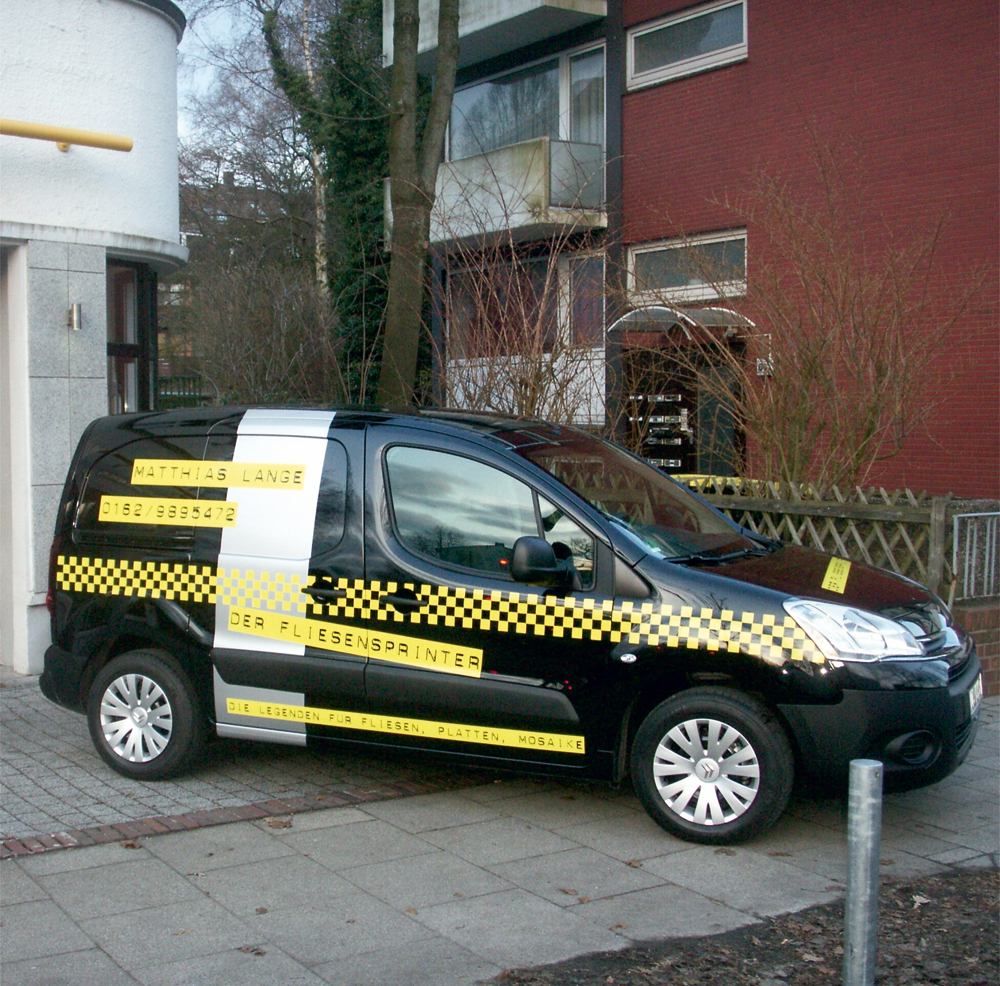 Fahrzeugbedruckung Transporter